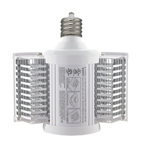 Push Thru 80W EX39 Light Bulb For LED HID Fixtures White 5K Daylight Color SB Base With Metal Bushing 1/8 IP Cap No Set Screw