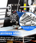 Heavy Duty Stainless Steel Screws And Nuts Assortment Kit, 333 Piece Phillips Pan Head Bolt Set With Washers, Rust Resistant Hardware In Nine Sizes M3 M4 M5 M6, Built Tough For Weekend Warriors, with close-up of stainless steel bolts and nuts.