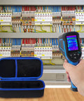 Travel Case For TOPDON TC004 Mini Thermal Imaging Camera With Removable Foam Insert Black Durable Carry Case
