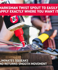 Heavy-Duty Drip Oil With Marksman Twist Spout For Tough Jobs, Long Lasting Lubricant for precise tool application