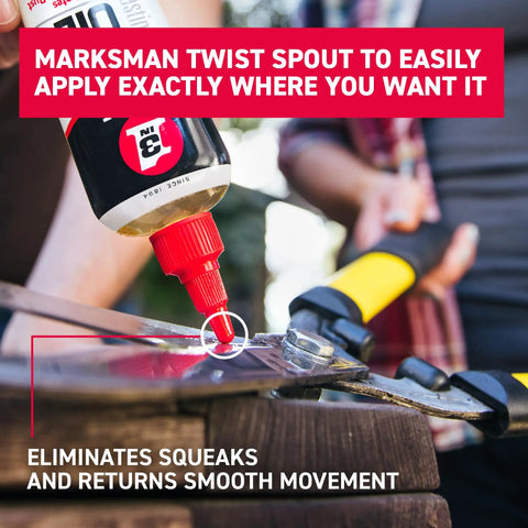 Heavy-Duty Drip Oil With Marksman Twist Spout For Tough Jobs, Long Lasting Lubricant for precise tool application
