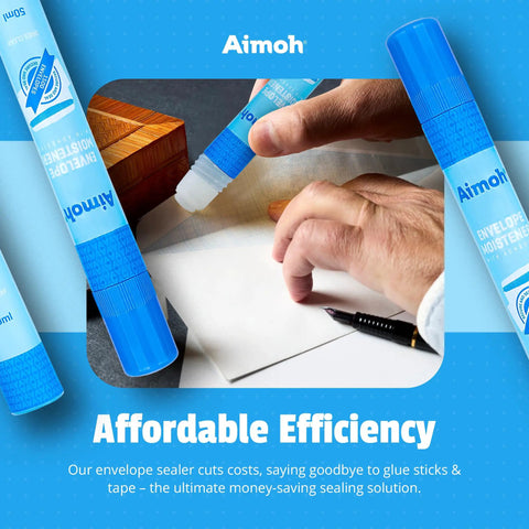 Quick Drying Envelope Moistener And Sealer With Ultra Fast Adhesive Glue For Letters And Mail Perfect For Home Office Ditch The Lick And Slap It On Dries Crystal Clear In Minutes 4 Pack