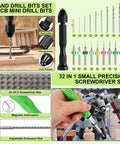 Hand drill bits and precision screwdriver from Ultimate 176 Piece Pro Grade 3D Printing Tool Kit With Nozzle Cleaning Kit Deburring Tool Digital Caliper Smoothing Tools And Finishing Accessories For Model Measuring Removing Flaws And Achieving Clean Professional Looking 3D Prints.