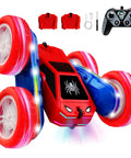Remote Control Spider Car 4WD With 360 Degree Flips Double Sided Drift Monster Truck LED Lights USB Charger and Controller