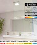 Attic Free Bathroom Exhaust Fan With Bright Built In Light And Three Speed Airflow Game Changing Ceiling Vent Kit for DIY install showing adjustable LED light options.