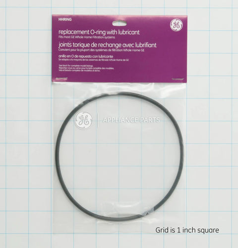 Replacement O Ring For Home Water Filtration System With Silicone Lubricant Kit displayed in packaging on grid background.