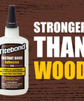Ultra Smooth Quick Set Wood Adhesive With Thin Viscosity For Crystal Clear Finish, 2 Oz Bottle, Boss Bond For DIY Projects