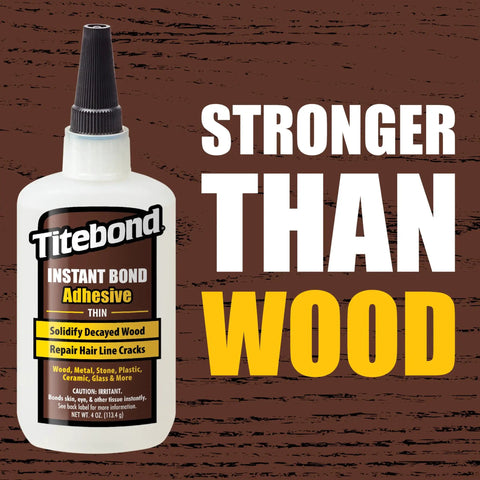 Ultra Smooth Quick Set Wood Adhesive With Thin Viscosity For Crystal Clear Finish, 2 Oz Bottle, Boss Bond For DIY Projects