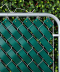 Dark Green PVC Fence Slats For Privacy 1.8 Inch By 246 Feet Privacy Fence Plastic Strips With Brass Fasteners Outdoor Fencing And Garden Cover DIY Ready Weave Installation