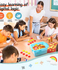 Double Sided Plastic Math Counters For Kids 800 Piece Set Two Color Red Yellow Counting Disks Heavy Duty Classroom Supplies used in a classroom.