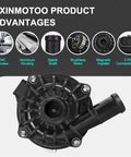 Heavy Duty Electric Engine Water Pump And Coolant Pump Assembly direct fit view showing aluminum housing and stable shaft features.