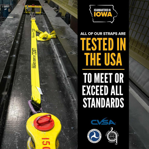 Heavy Duty Ratchet Straps 2 Inch Wide 30 Foot Length 10 Pack 10,000 Lbs Break Strength 3,333 Lbs Working Load J Hook