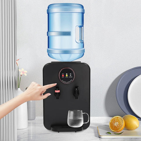 Hot And Cold Water Dispenser For Countertop 1.2 To 5 Gallon Capacity Top Loading Water Cooler On Kitchen Counter With Citrus