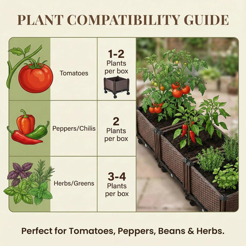 Self Watering Tomato Planter With Trellis 64 Inch Bed ✓