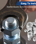 Nylon Locking Hex Nuts 4 40 Pack Of 50 In 304 Stainless Steel With Silver Finish and wrench close-up