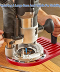 RoutN Plane Bench Top Router Sled Board Mill for Flat Surfacing and Flattening Boards 24 Inch Capacity being used on wood