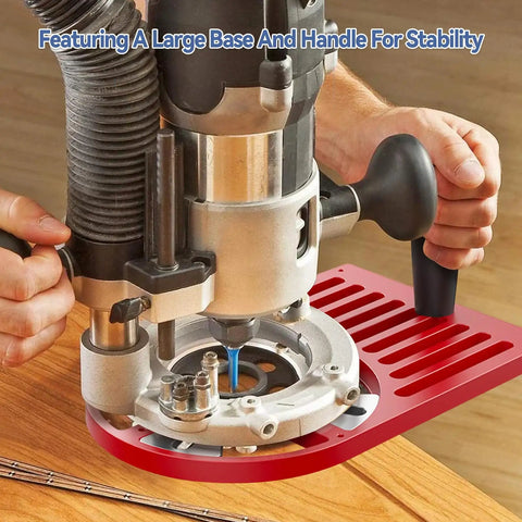 RoutN Plane Bench Top Router Sled Board Mill for Flat Surfacing and Flattening Boards 24 Inch Capacity being used on wood