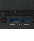 Pro Grade Portable Thunderbolt Three External Gpu Dock Amp Up Your Gaming Rig With Radeon Rx 6600 showing USB 3.0 ports on a black aluminum housing.