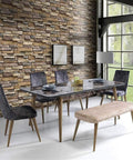 Peel And Stick Stone Brick Wallpaper 24 By 195 Inches Self Adhesive Backsplash Wall Covering For Easy DIY Install Removable Decor with grid lines