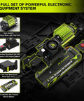 All Terrain RC Monster Truck For Adults With Gyro Top Speed 50 Plus MPH 4WD Off Road Rally Car Waterproof Remote system components