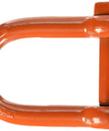 M7156P Long Reach Shackle With Painted Screw Pin For Heavy Lifts, 28,000 Lb Working Load Limit, Alloy Steel