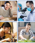Clear Safety Glasses Over Eyeglasses 12 Pack Anti Fog Scratch Resistant Eyewear for lab work and outdoor activities.