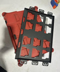 Milwaukee Packout Wall Mounting Plate Dope Metal Base for Toolboxes over red toolbox for garage storage