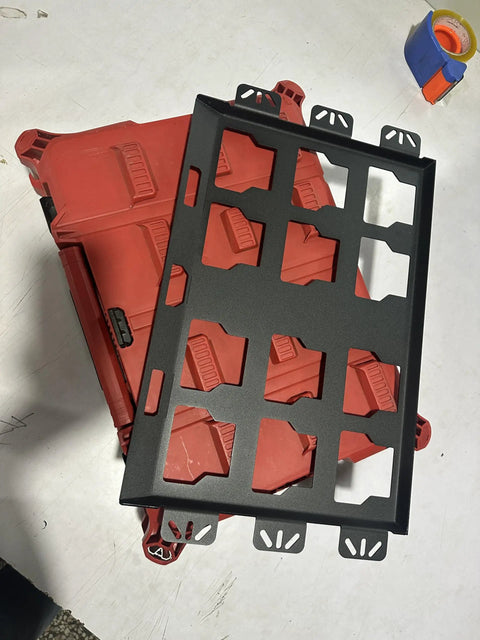 Packout Wall Mounting Plate For Milwaukee Toolboxes Sturdy Metal Base Mounting System for Milwaukee Packout Storage