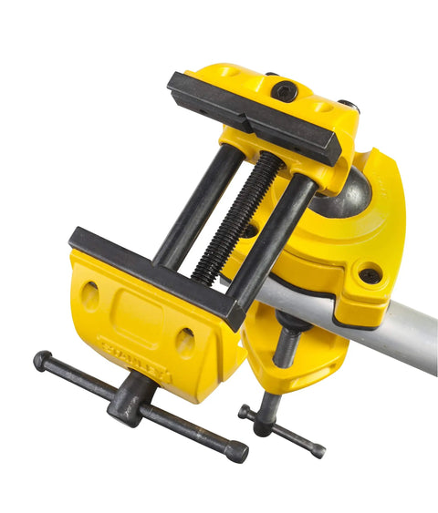MaxSteel Multi Angle Hobby Vice With 360-Degree Ball Joint, Lock It At Any Angle, Yellow And Black, Pro Grade Build Close-Up