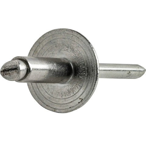 Premium Stainless Steel Pop Rivets 3/16 By 3/16 Inches 25 Pack With Large Flange Design Offers Kick Ass Holding Power For Quick Assembly On Brittle Or Soft Surfaces