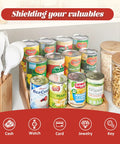Hidden Can Safe Diversion Storage For Keys Cash Jewelry Cards And Coins Looks Like Real Corn Can on kitchen shelf