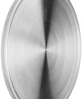 Stainless Steel 316L Sanitary Fitting 16 Amp R1000 Clamp End Cap For 10 Inch Tube OD Non Permanent Seal Easy Access Line Cap Weldable Pipe End