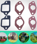 Honda Carburetor Gasket Kit For GCV Series Engines GCV160 GCV135 GCV190 GSV190 And Lawn Mower Models Like HRS216 HRT216 HRB216 HRR216 HRZ216 Top Notch Airtight Seal For Peak Performance And Long Lasting Durability featuring 6 gaskets for installation.