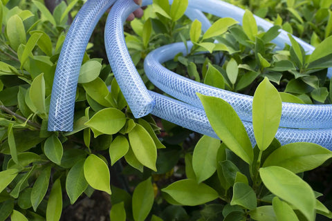 High Pressure Braided Clear PVC Tubing Three Quarter Inch ID 98 Feet With 10 Hose Clamps Flexible Lightweight Durable 200 Psi Rating For Fuel Water Air DIY Projects