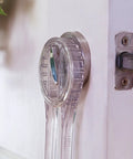 Beefed Up Anti Bump Deadbolt Door Lock With Magnetic Locking System installed on door, showing mechanism and fit.