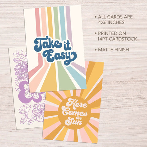Pastel Danish Wall Collage Kit With 70 Cards For Aesthetic Pictures And Teen Room Vibe showcasing three 4x6 cardstock posters