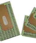 Boss Level Type CC Vacuum Bags For XL Series Fits XL5 XL7 XL21 2000 3000 4000 7000 8000 9000 Eight Pack displayed in two fanned sets
