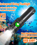 Beast 2000 Lumen Scuba Dive Light With Four Modes IP68 Waterproof USB Rechargeable Underwater Torch product image