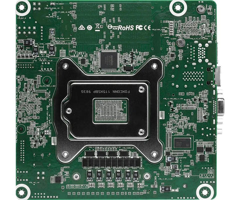 Compact Mini ITX Server Motherboard Supports X570 Chipset And Ryzen 5000 Processors with rugged circuit design view.