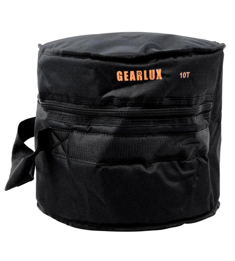 Heavy Duty Five Piece Drum Bag Set With Killer 10mm Foam Padding, 10 inch drum bag with zip and handle, durable nylon fabric.