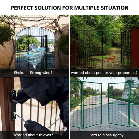 Universal Electric Gate Lock For 12 To 24 Volt DC Swing Gates Easy Install No Fuss Magnetic Gate Lock That Plays Nice With Most
