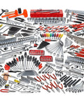Comprehensive 453 Piece Intermediate Tool Set For DIYers And Gearheads Includes Sockets Ratchets Wrenches Pliers Screwdrivers