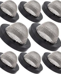 Hassle Free Eight Pack Stainless Steel Hose Filter Washers With Inlet Screen And Strainer For Half Inch Garden Hose Connectors Shower Heads And Toilet Water Lines