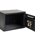 Open Drop Slot Depository Safe With Front Slot And Electronic Keypad Lock 0.58 Cu Ft Home And Hotel Cash Safe Box, keys inside