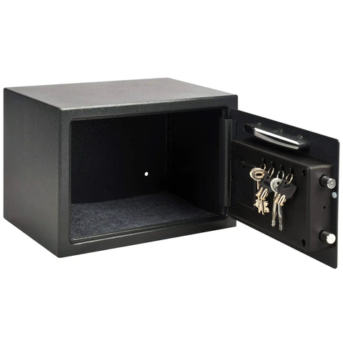 Open Drop Slot Depository Safe With Front Slot And Electronic Keypad Lock 0.58 Cu Ft Home And Hotel Cash Safe Box, keys inside