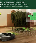 Smart Robot Vacuum And Mop Combo With Auto Wash Dock For Busy Homes Extended DualClean Mop Pads Self Emptying Pad Wash