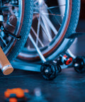 Brompton omni wheel upgrade for folding bike with 58mm nylon PA construction and stainless steel bearings for smooth, quiet rides.