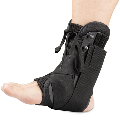 Upgraded Lace Up Ankle Brace With Adjustable Wrap For Women And Men Ankle Support Stabilizer For Sprained Ankles Injury Recovery