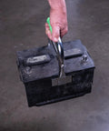 Heavy Duty Battery Carrier Lifter And Grab Tool For Top Post And Side Post Batteries With Rubber Pad Grip securely lifting battery