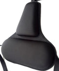 Ultra Firm Gel Foam Lumbar Support Cushion For Lower Back Pain Relief, 14x15 inch ergonomic black foam for office and car use.